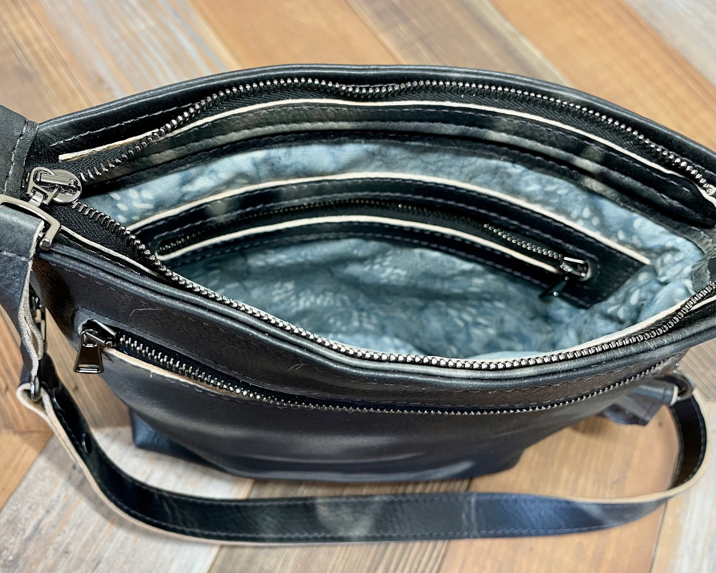 Woven Shoulder Bag Nero