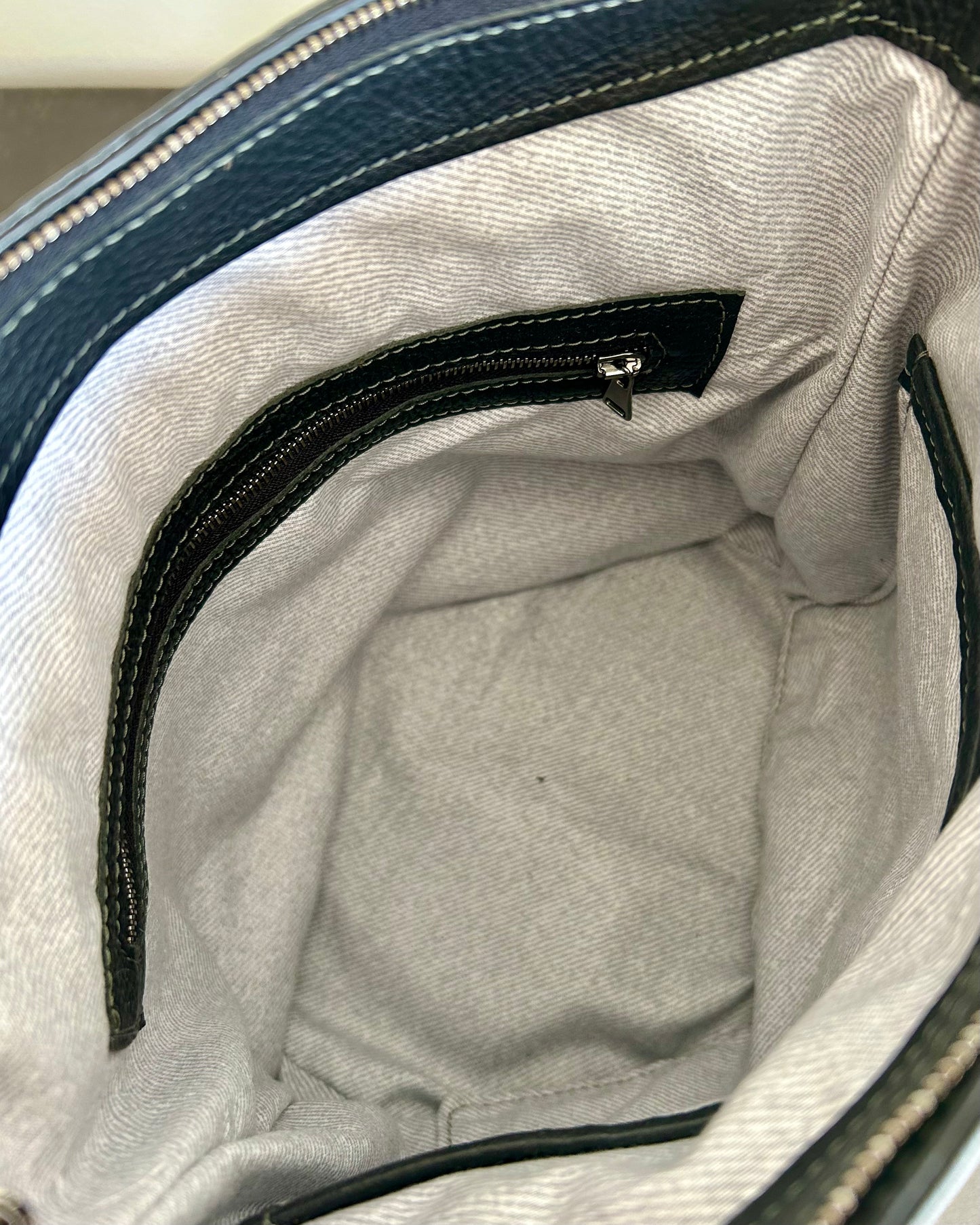 Pebbled Black Shoulder Bag