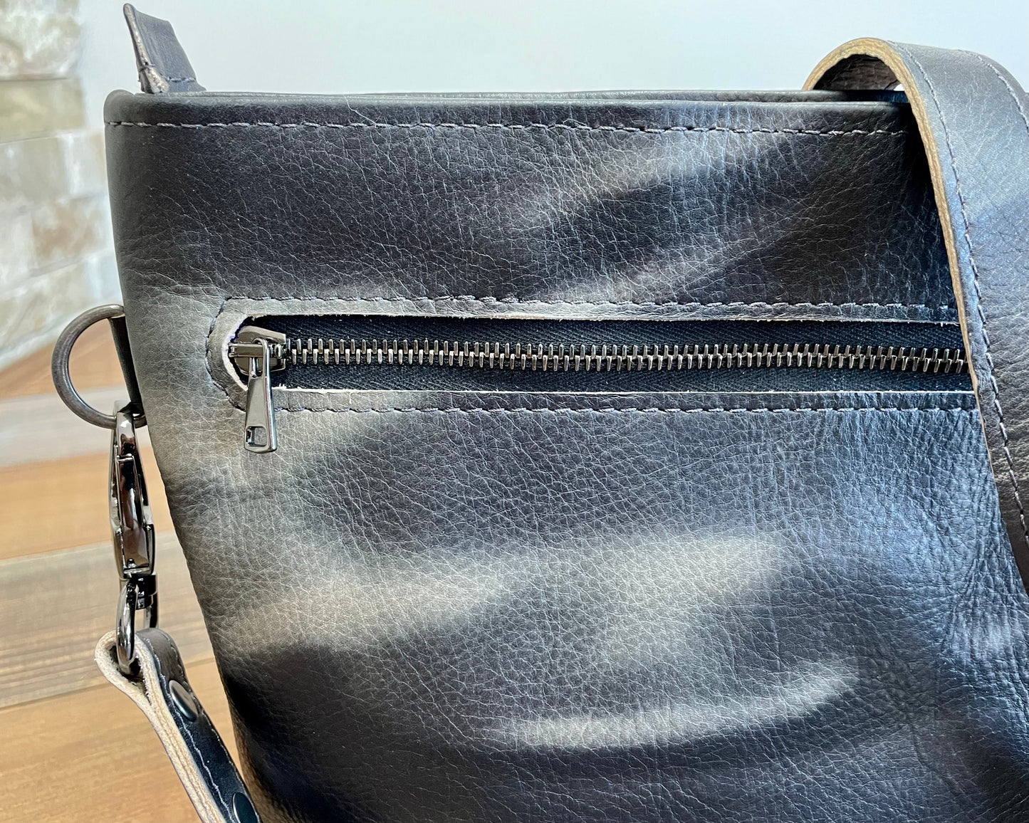 Woven Shoulder Bag Nero