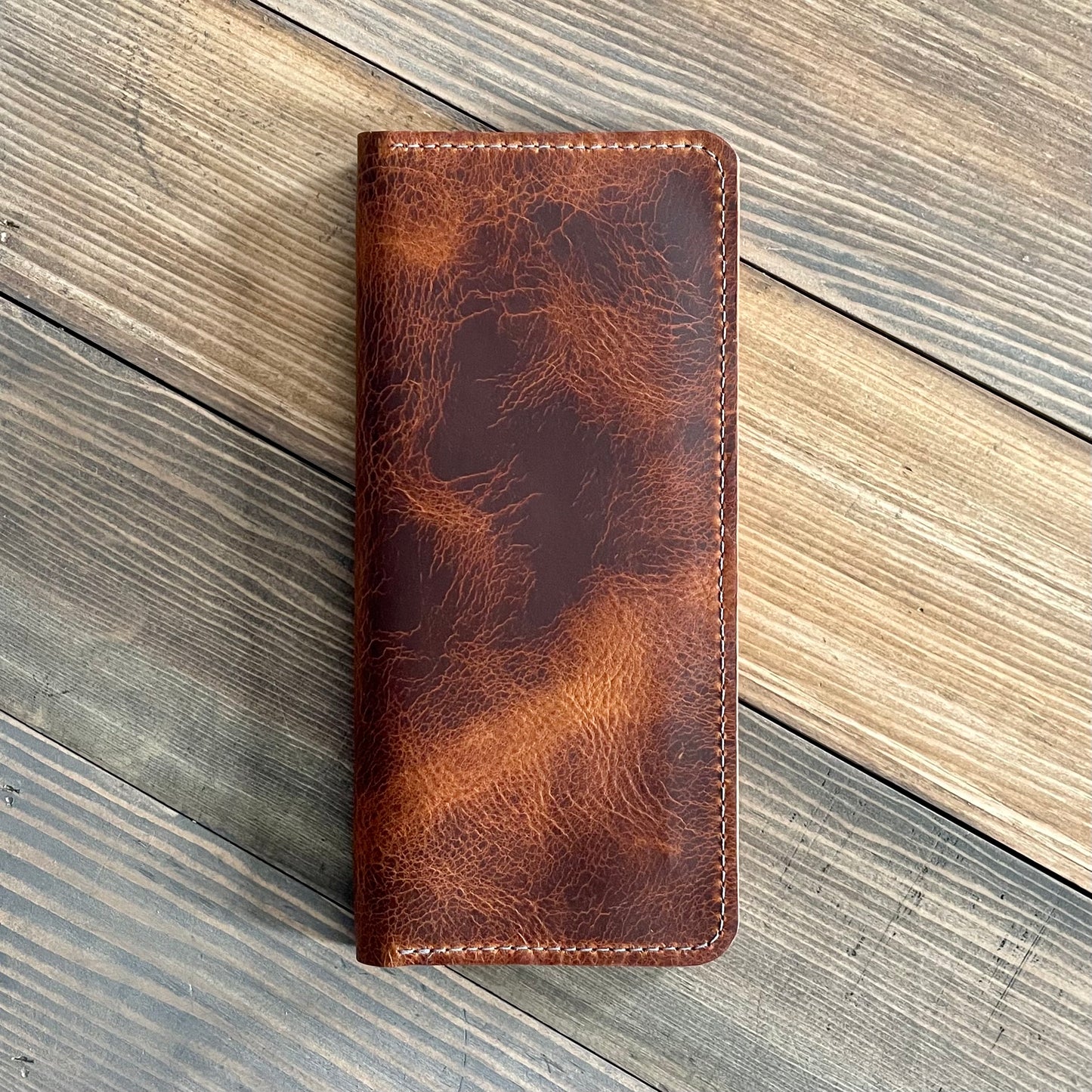 Long Wallet Cognac