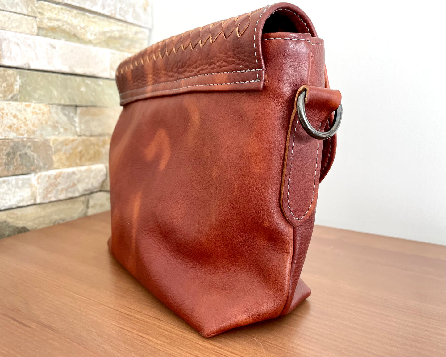 Small Handbag Scorched Bourbon