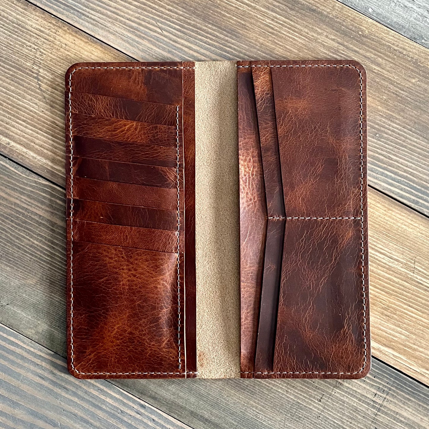 Long Wallet Cognac