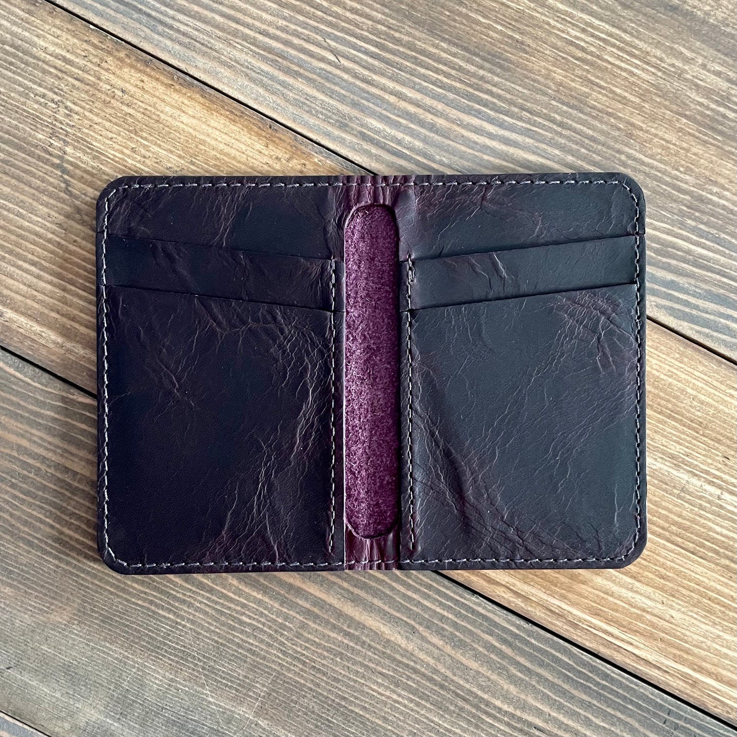 Double Card Holder Violet