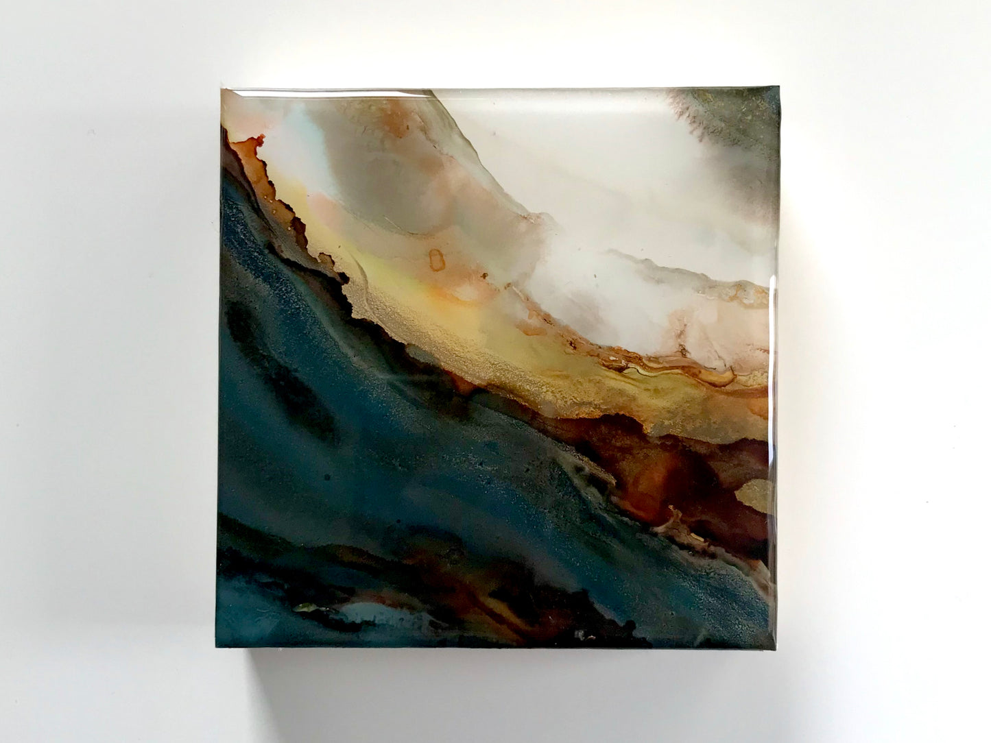 Individual Alcohol Ink Panels 4" x 4"
