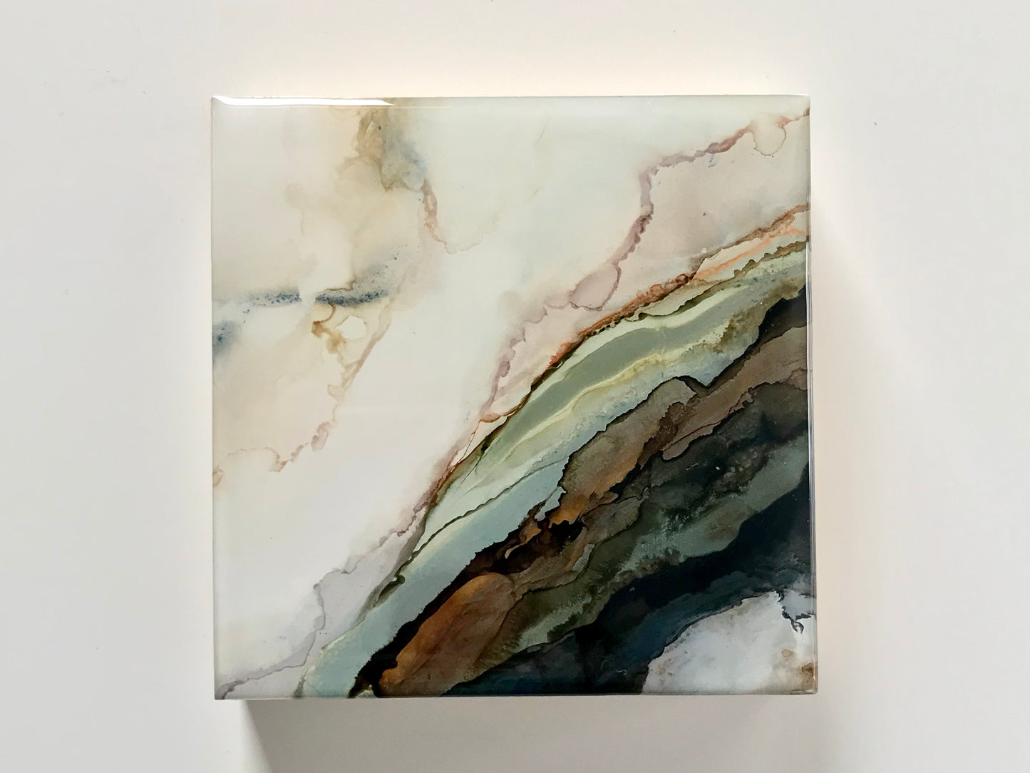 Individual Alcohol Ink Panels 4" x 4"