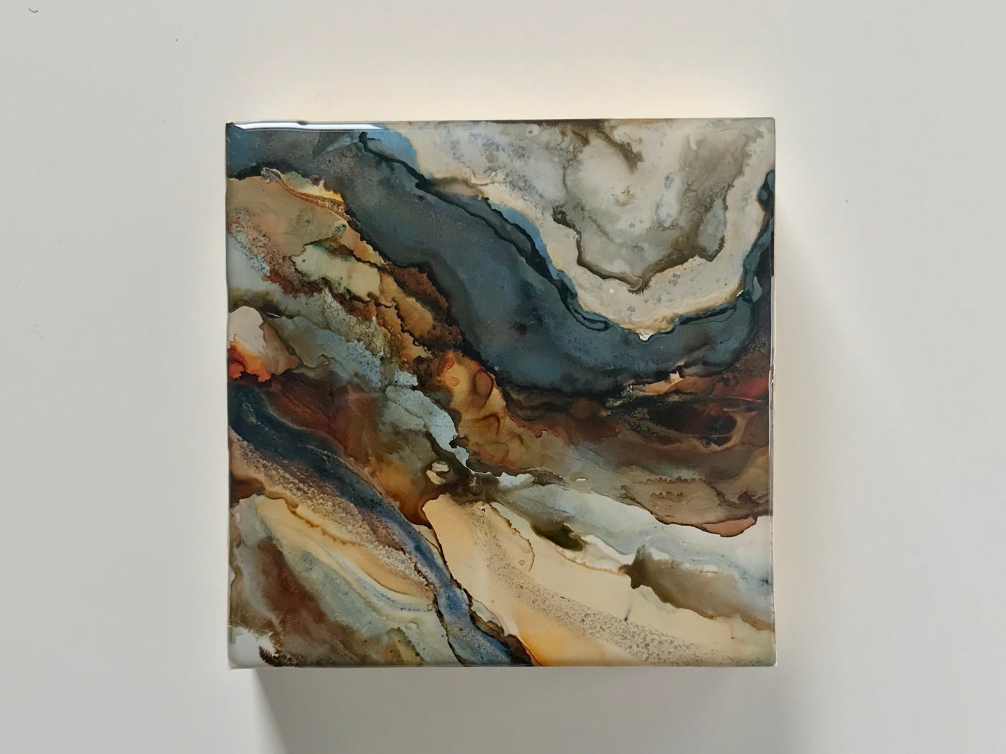 Individual Alcohol Ink Panels 4" x 4"
