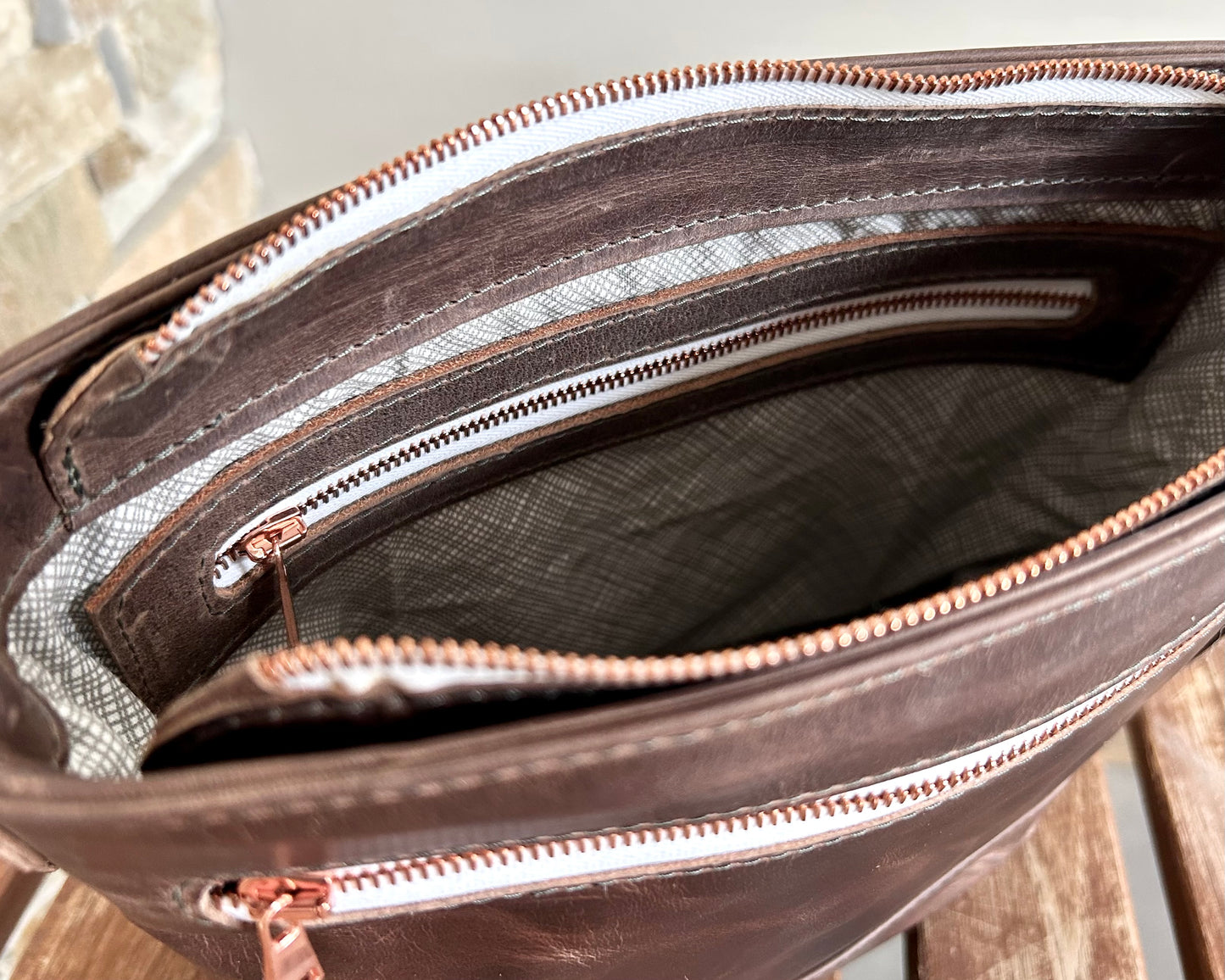 Woven Shoulder Bag Piombo