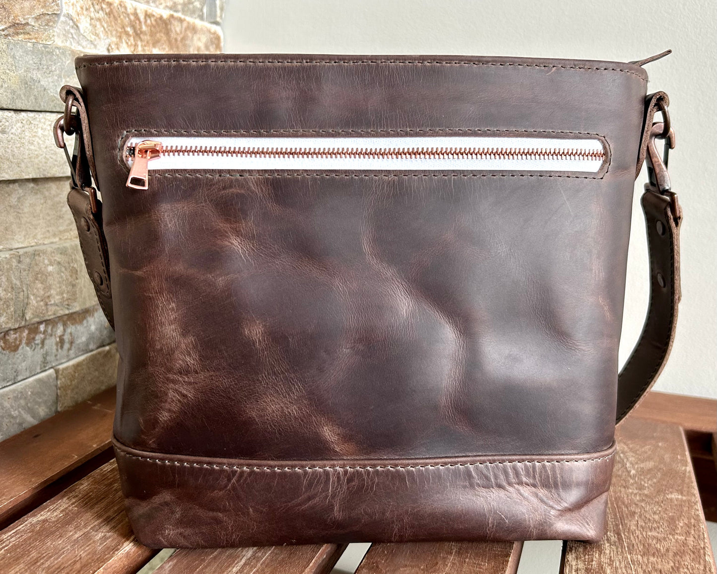 Woven Shoulder Bag Piombo