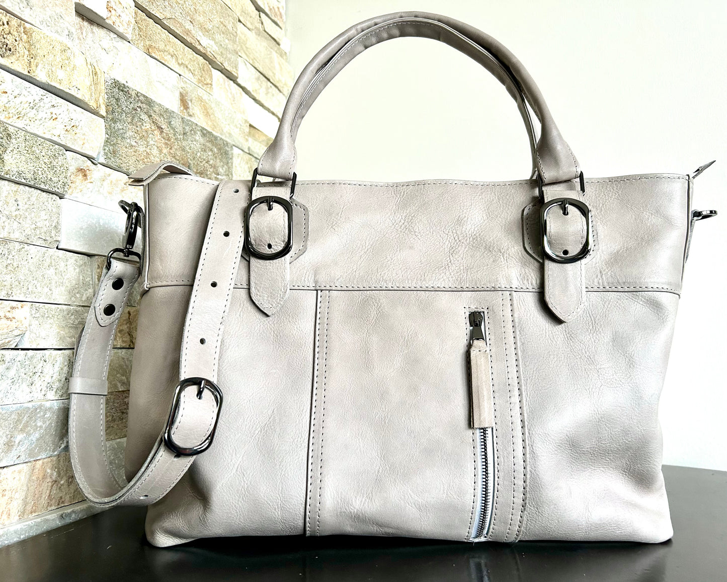 Cenere slouchy handbag