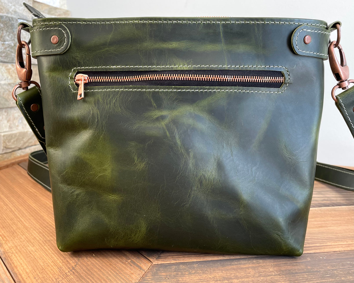 Woven Shoulder Bag Olive