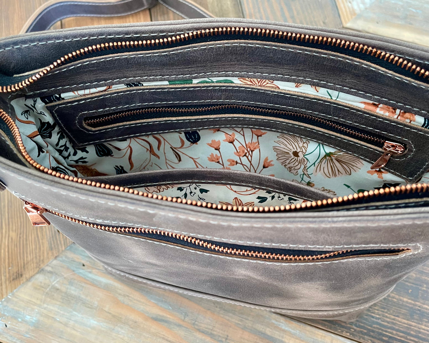 Woven Shoulder Bag Piombo