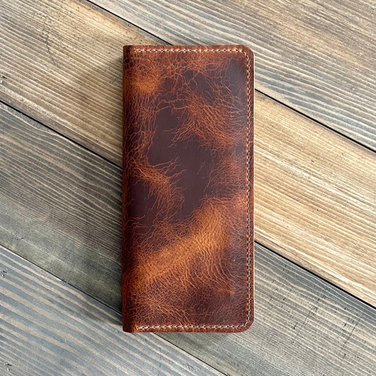 Long Wallet Cognac