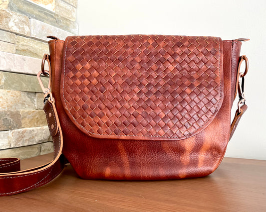 Rounded Handbag Scorched Bourbon