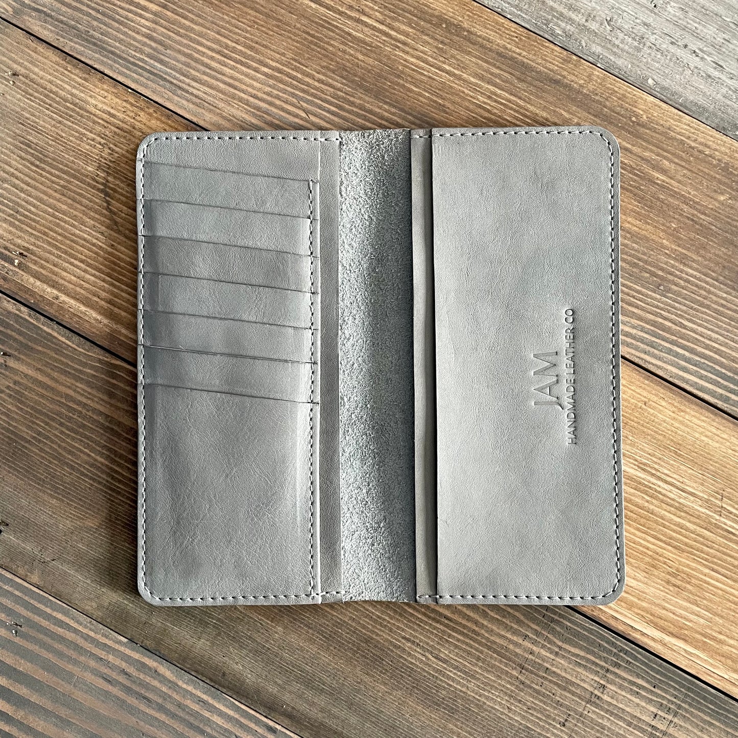 Long Wallet Light Grey