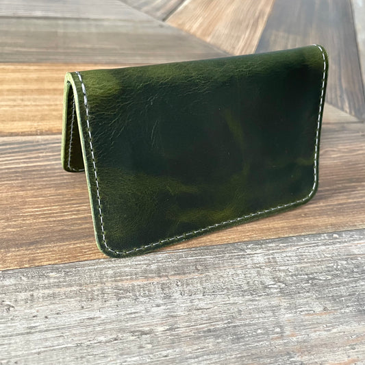 Double Card Holder Olive