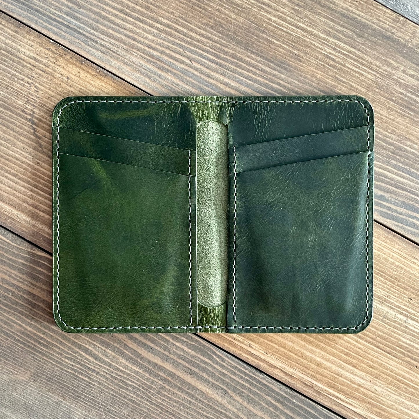 Double Card Holder Olive