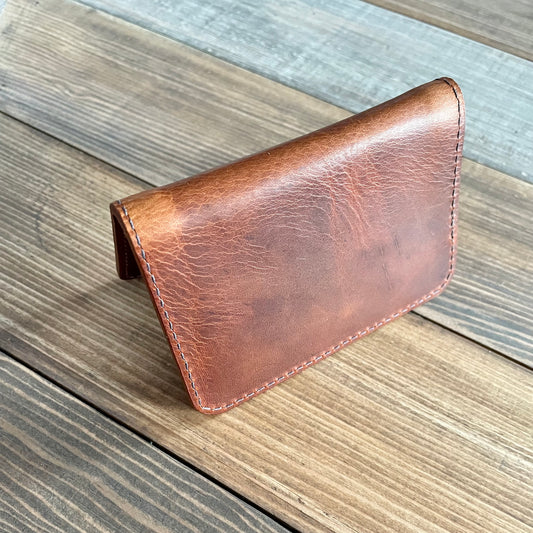 Double Card Holder Cognac